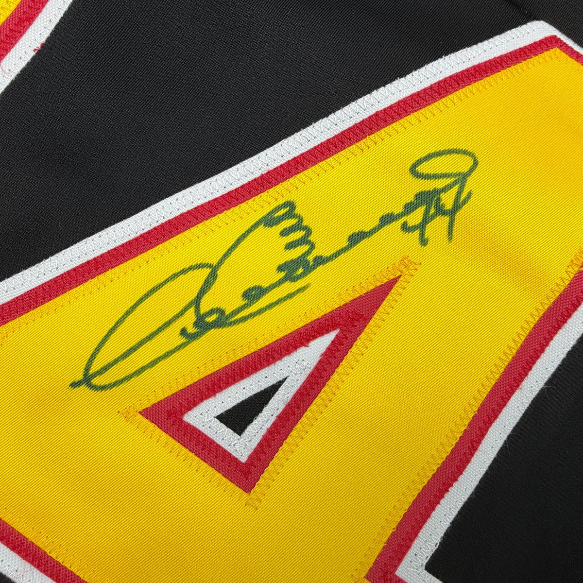 Autographed/Signed Dave Babych Vancouver Black Hockey Jersey Beckett BAS COA