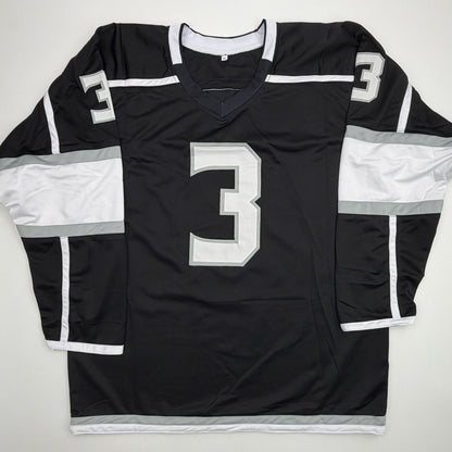 Autographed/Signed Matt Roy Los Angeles LA Black Hockey Jersey Beckett BAS COA