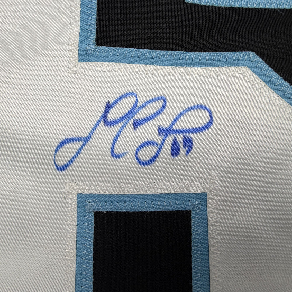 Autographed/Signed Lawson Crouse Utah Black Hockey Jersey Beckett BAS COA