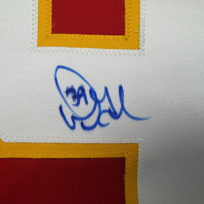 Autographed/Signed Doug Gilmour Calgary Red Hockey Jersey Beckett BAS COA
