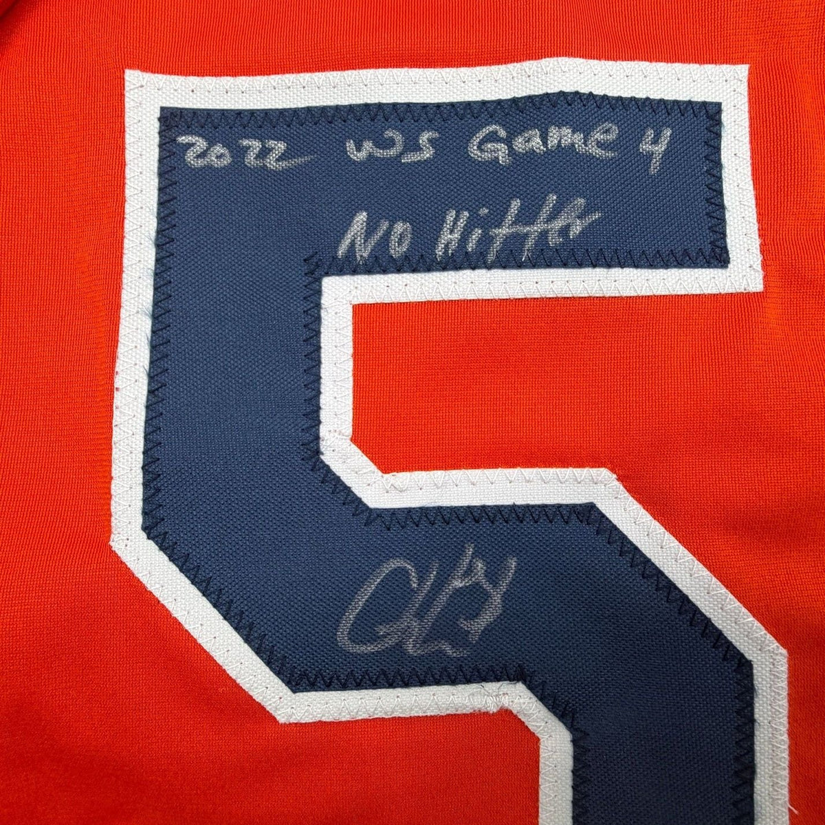 Framed Autographed/Signed Cristian Javier 35x39 Houston Orange Baseball Jersey Beckett BAS COA