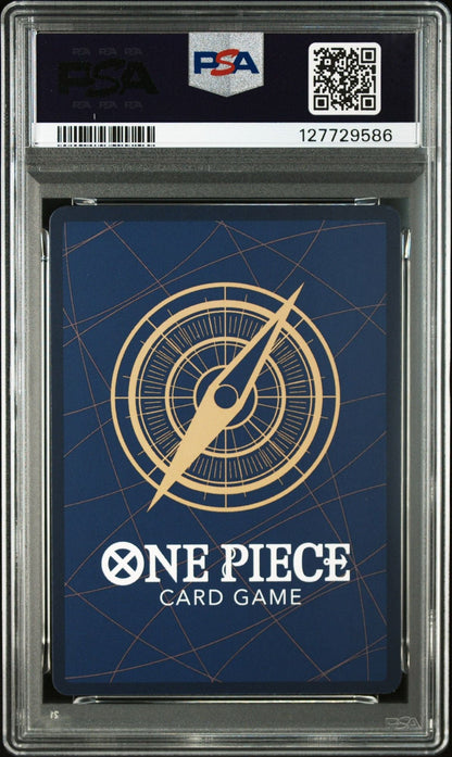 Graded 2025 One Piece Japanese Monkey D Luffy #006 3rd Anniversary ST10 Trading Card Game PSA 10 Gem Mint