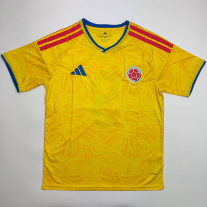 Autographed/Signed Radamel Falcao Columbia Yellow Soccer Futbol Jersey Beckett BAS COA