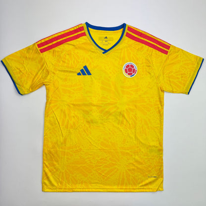 Autographed/Signed James Rodriguez Columbia Yellow Soccer Futbol Jersey Beckett BAS COA #2