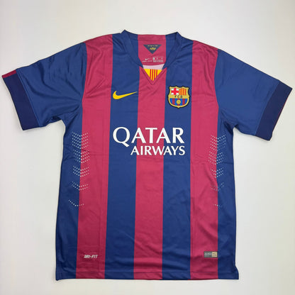 Autographed/Signed Pedro Rodriguez FC Barcelona Red/Blue Soccer Jersey Beckett BAS COA #2