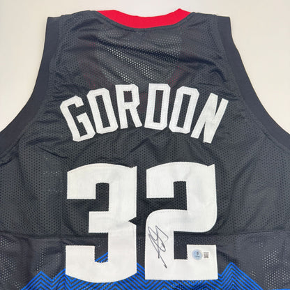 Autographed/Signed Aaron Gordon Denver Black 5280 Basketball Jersey JSA COA