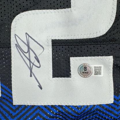 Autographed/Signed Aaron Gordon Denver Black 5280 Basketball Jersey JSA COA