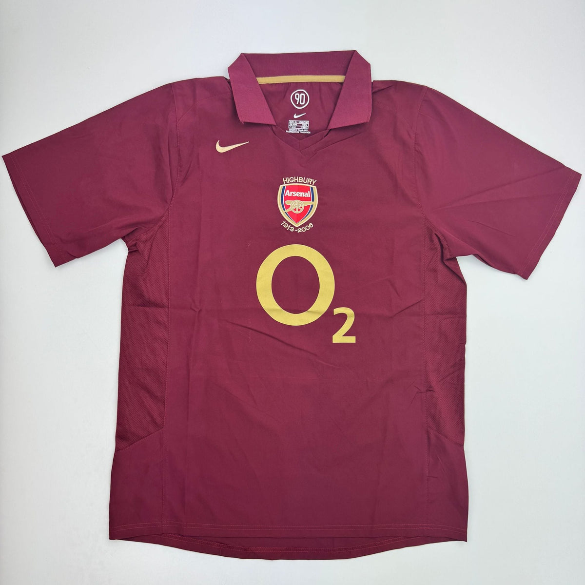 Autographed/Signed Gilberto Silva Arsenal Maroon Soccer Futbol Jersey Beckett BAS COA