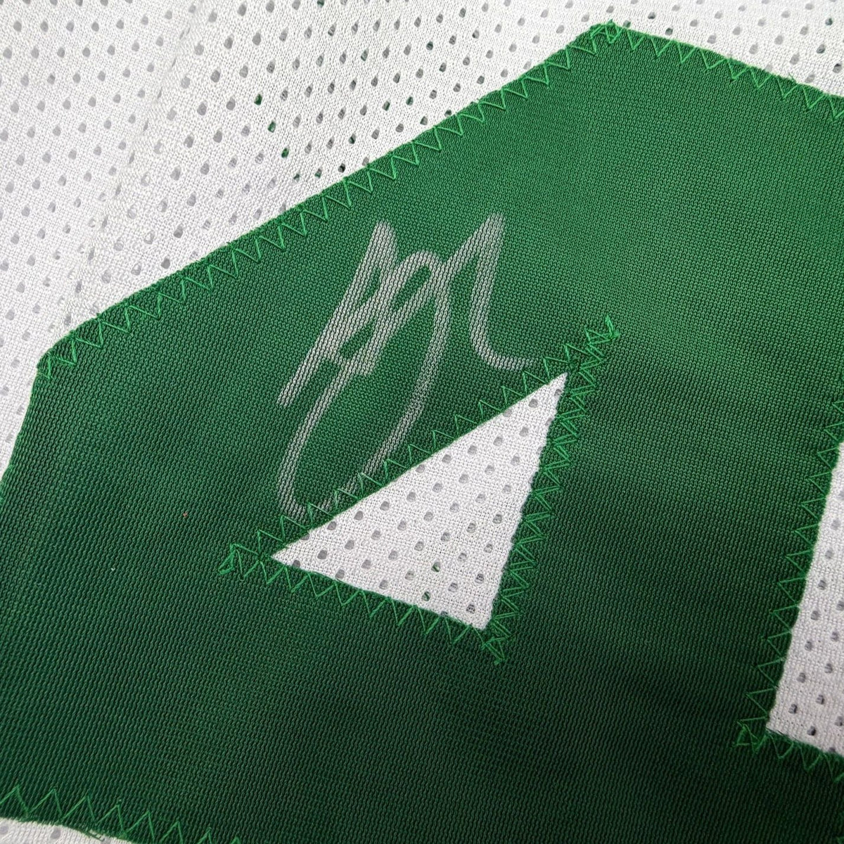 Framed Autographed/Signed Al Horford 35x39 Boston White Basketball Jersey Beckett BAS COA