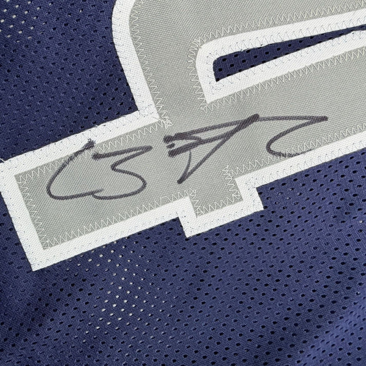 Framed Autographed/Signed Caron Butler 35x39 Dallas Blue Basketball Jersey Beckett BAS COA