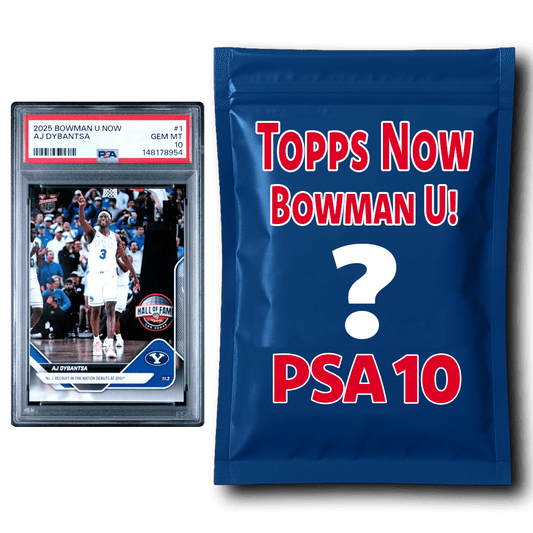 Random NCAA Topps Bowman U Now PSA 10 College Basketball Graded Card Mystery Pack