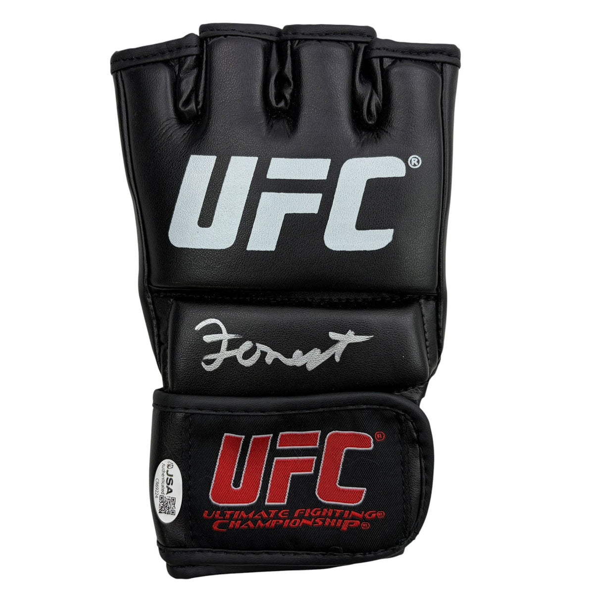 Autographed/Signed Forrest Griffin UFC MMA Ultimate Fighting Black Glove JSA COA