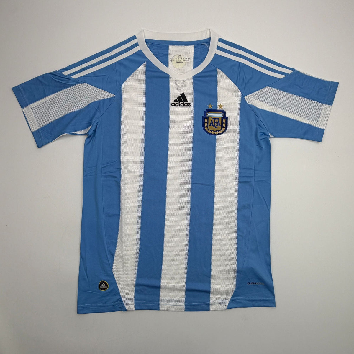Autographed/Signed Carlos Tevez Argentina Blue Soccer World Cup Jersey Beckett BAS COA