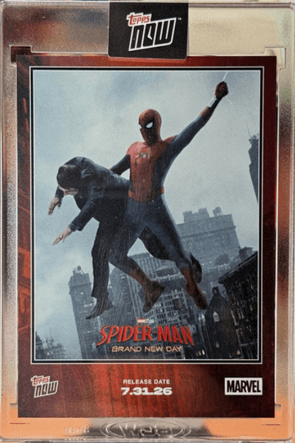 2026 Topps Now Marvel Spider-Man #SMSSP Brand New Day Cover Art Card