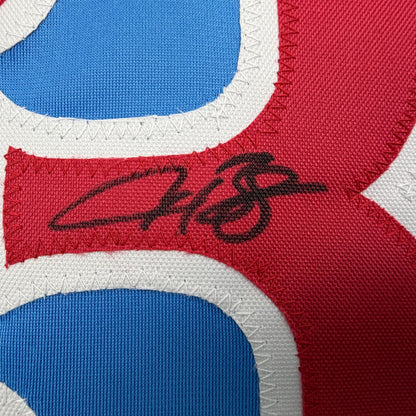Autographed/Signed Alex Bregman Chicago Blue City Connect Baseball Jersey Beckett BAS COA