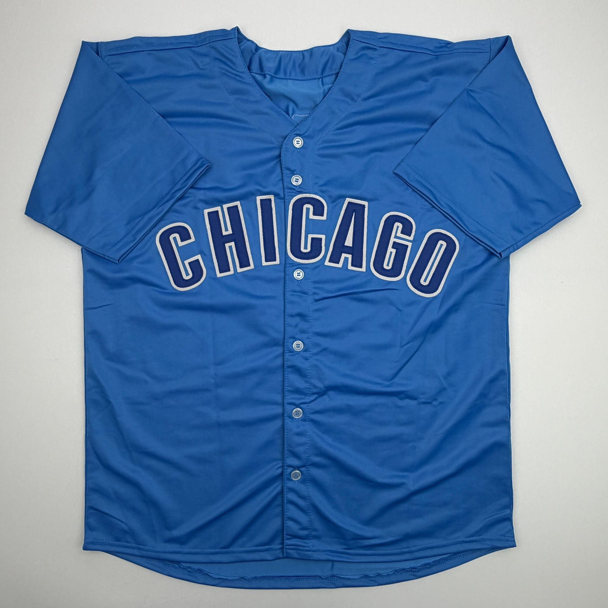 Autographed/Signed Alex Bregman Chicago Blue City Connect Baseball Jersey Beckett BAS COA