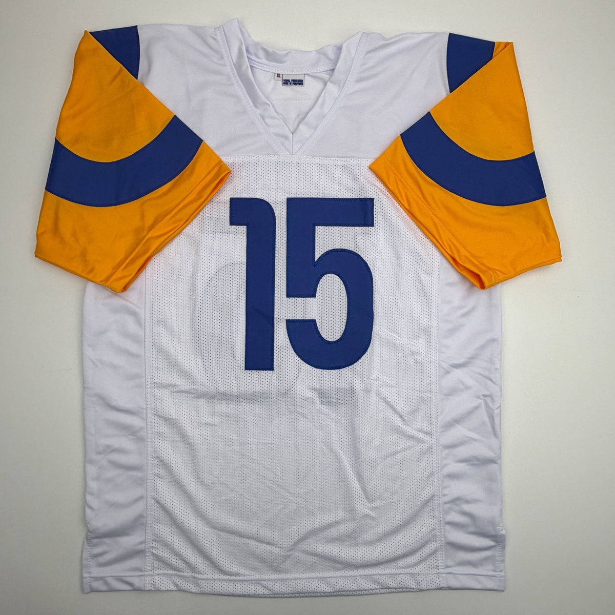 Autographed/Signed Ty Simpson Los Angeles LA White Football Jersey JSA COA