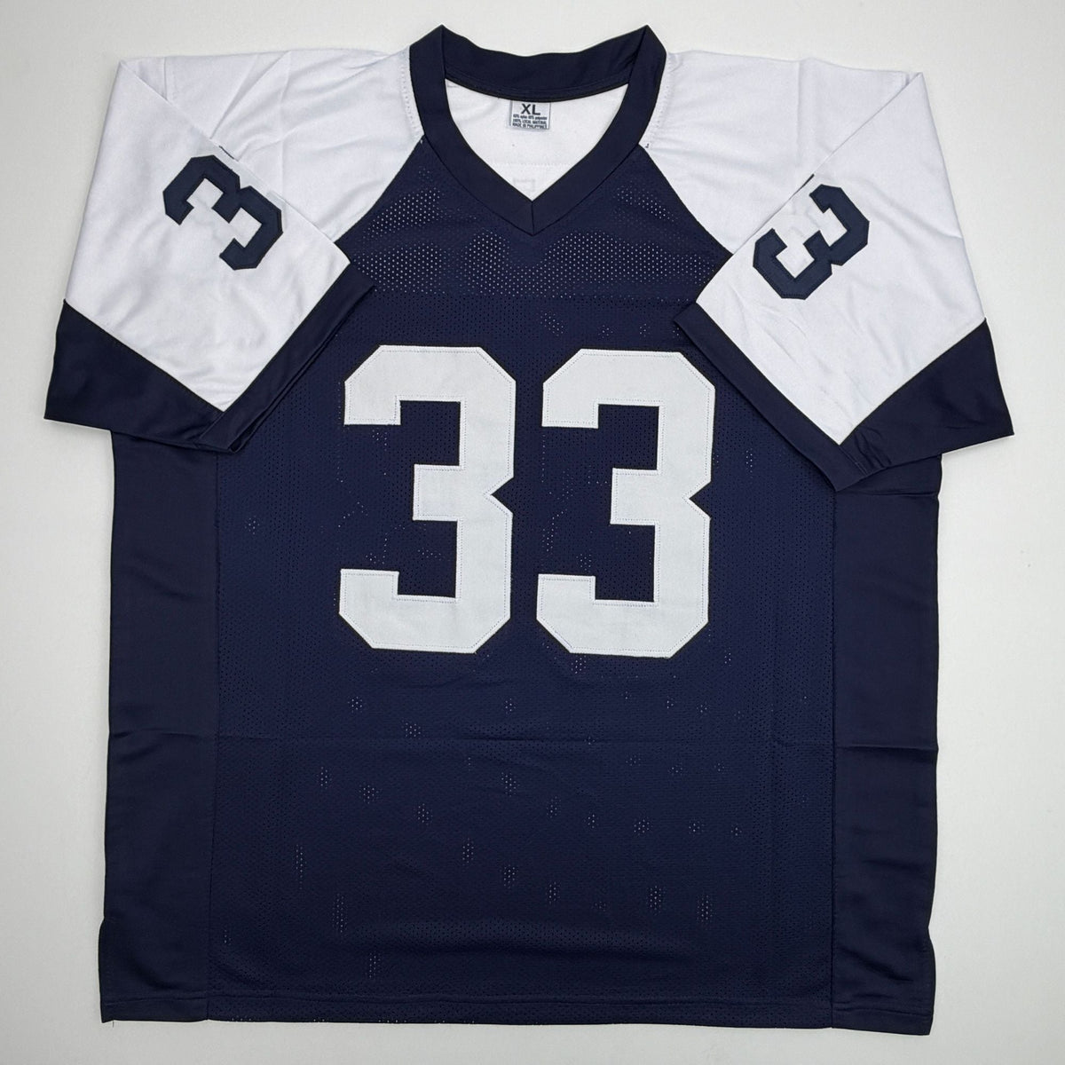Autographed/Signed Javonte Williams Dallas Thanksgiving Day Football Jersey Beckett BAS COA