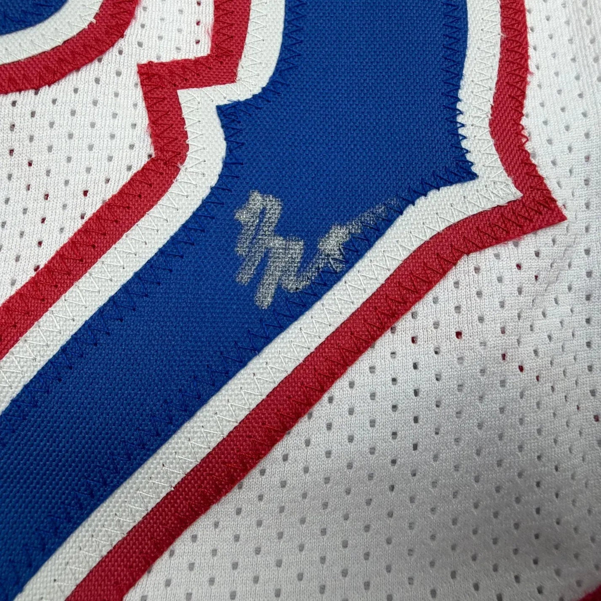 Framed Autographed/Signed Darryn Peterson 35x39 Kansas White College Basketball Jersey Beckett BAS COA