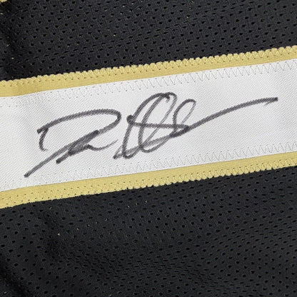 Framed Autographed/Signed Deion Sanders 35x39 Coach Prime Colorado Black College Football Jersey Beckett BAS COA
