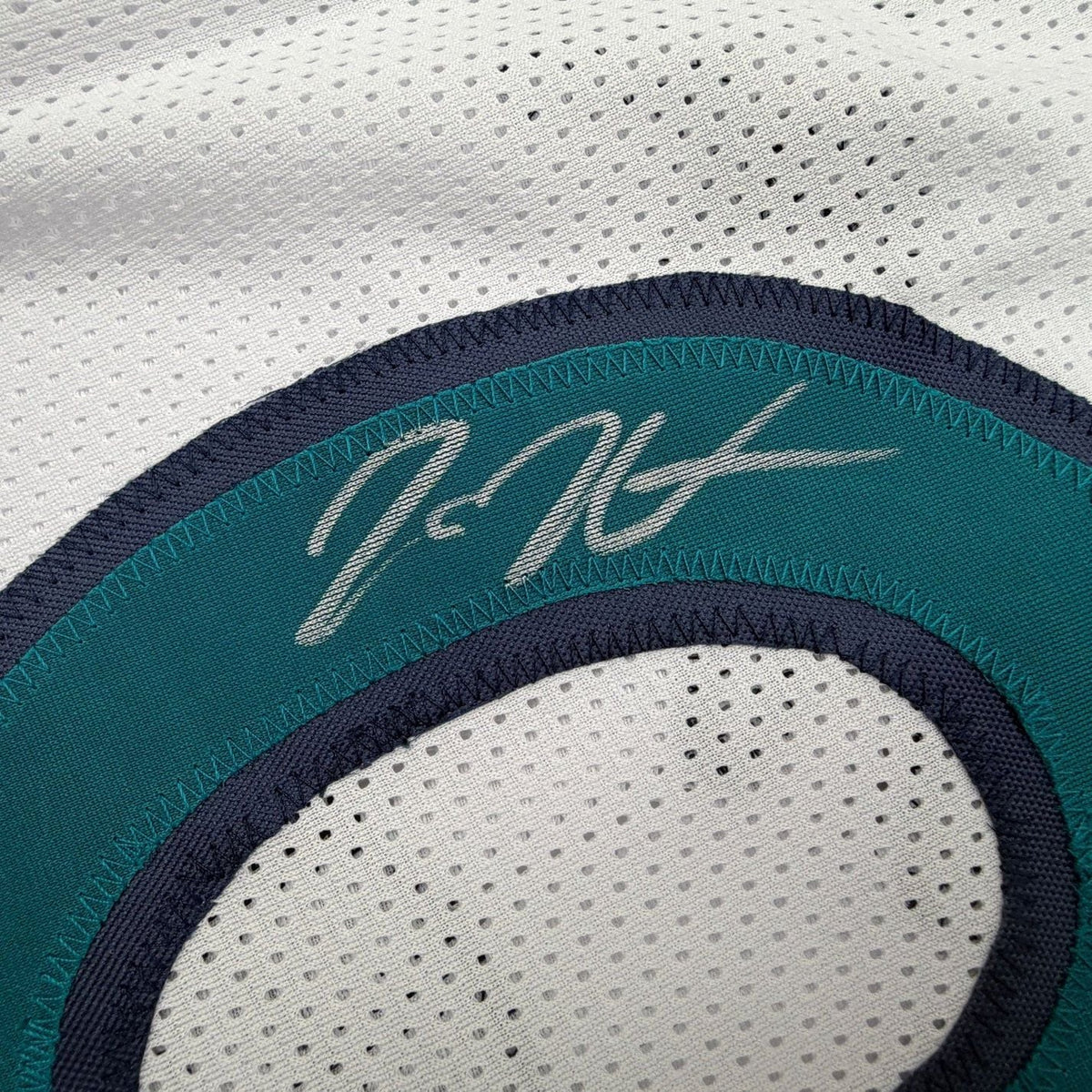 Framed Autographed/Signed Donte Divincenzo 35x39 Minnesota White Basketball Jersey Beckett BAS COA