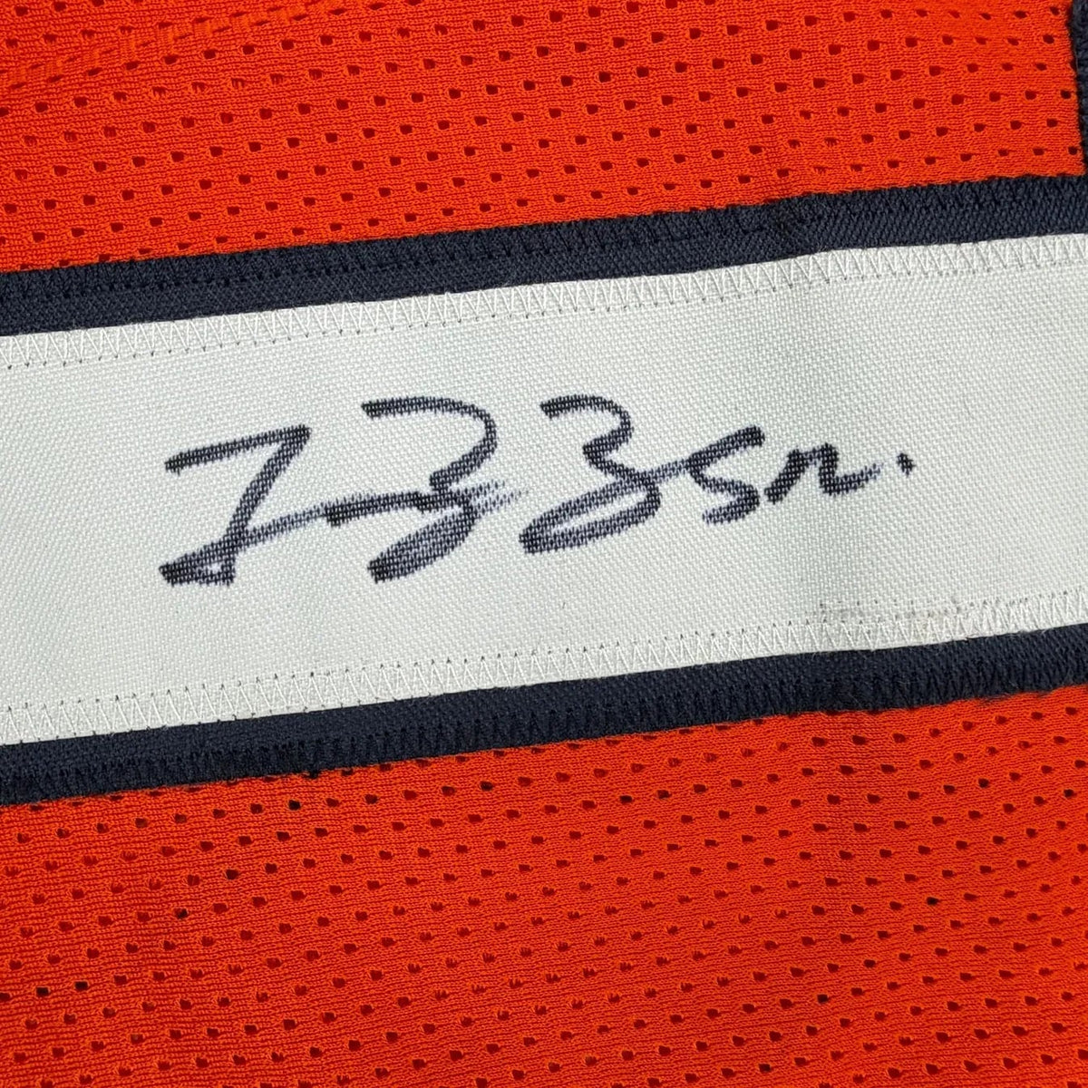 Framed Autographed/Signed Coach Fran Brown 35x39 Syracuse Orange College Football Jersey JSA COA