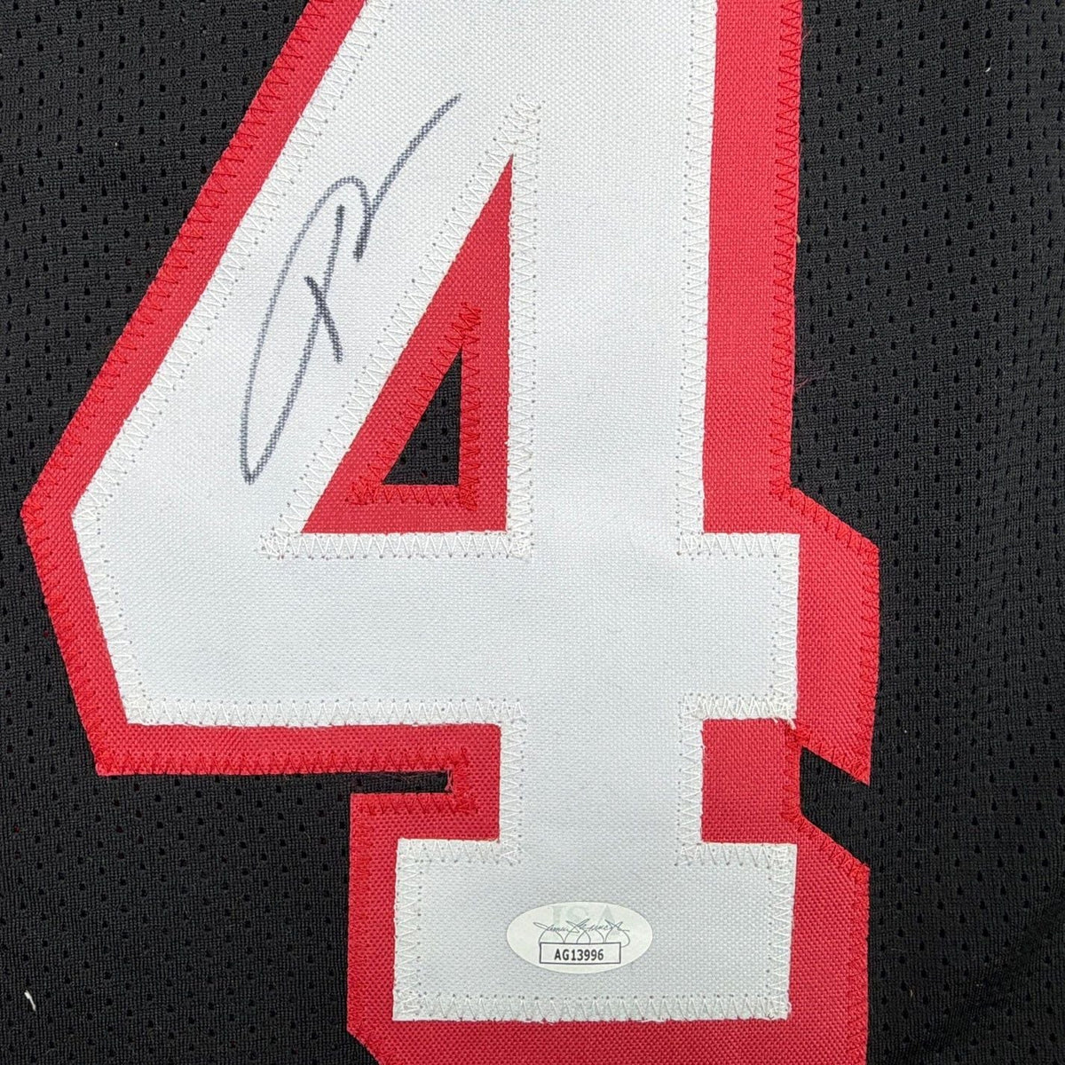 Framed Autographed/Signed Giannis Antetokounmpo 35x39 Miami Heat Black Retro Basketball Jersey JSA COA