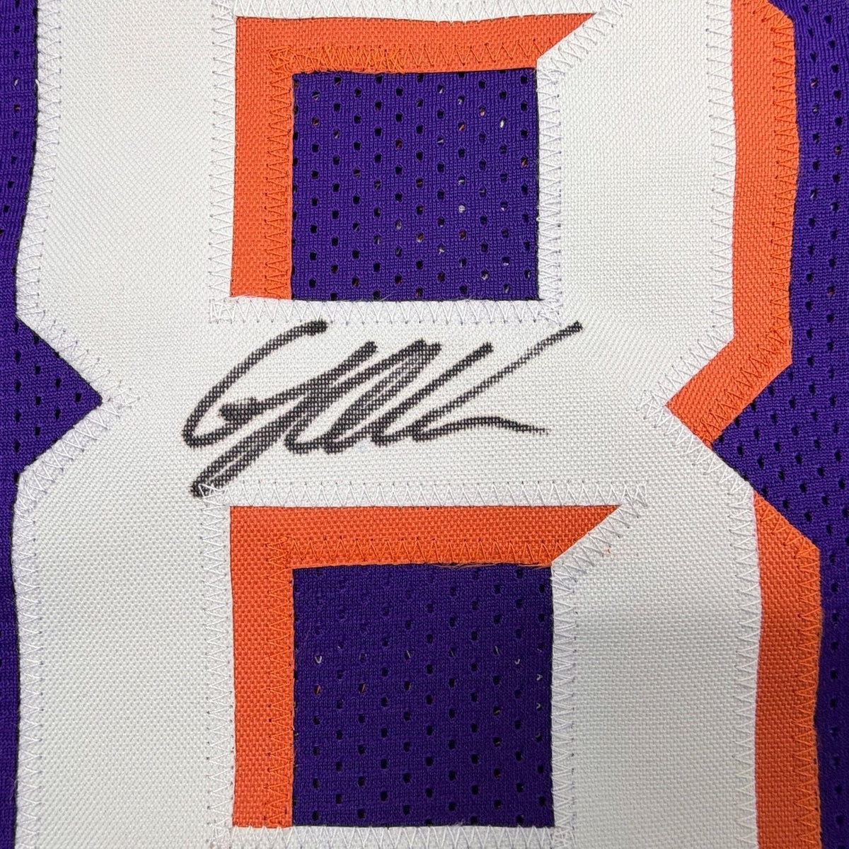 Framed Autographed/Signed Grayson Allen 35x39 Phoenix Purple Basketball Jersey Beckett BAS COA