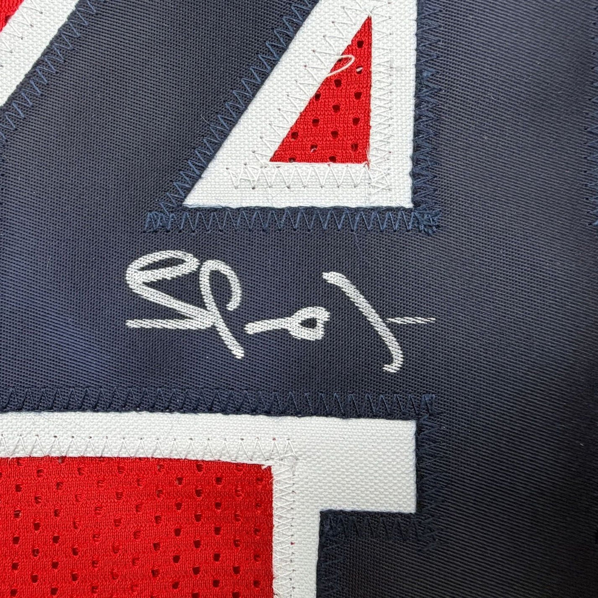 Framed Autographed/Signed Lamar Odom 35x39 United States USA Olympics Red Basketball Jersey JSA COA