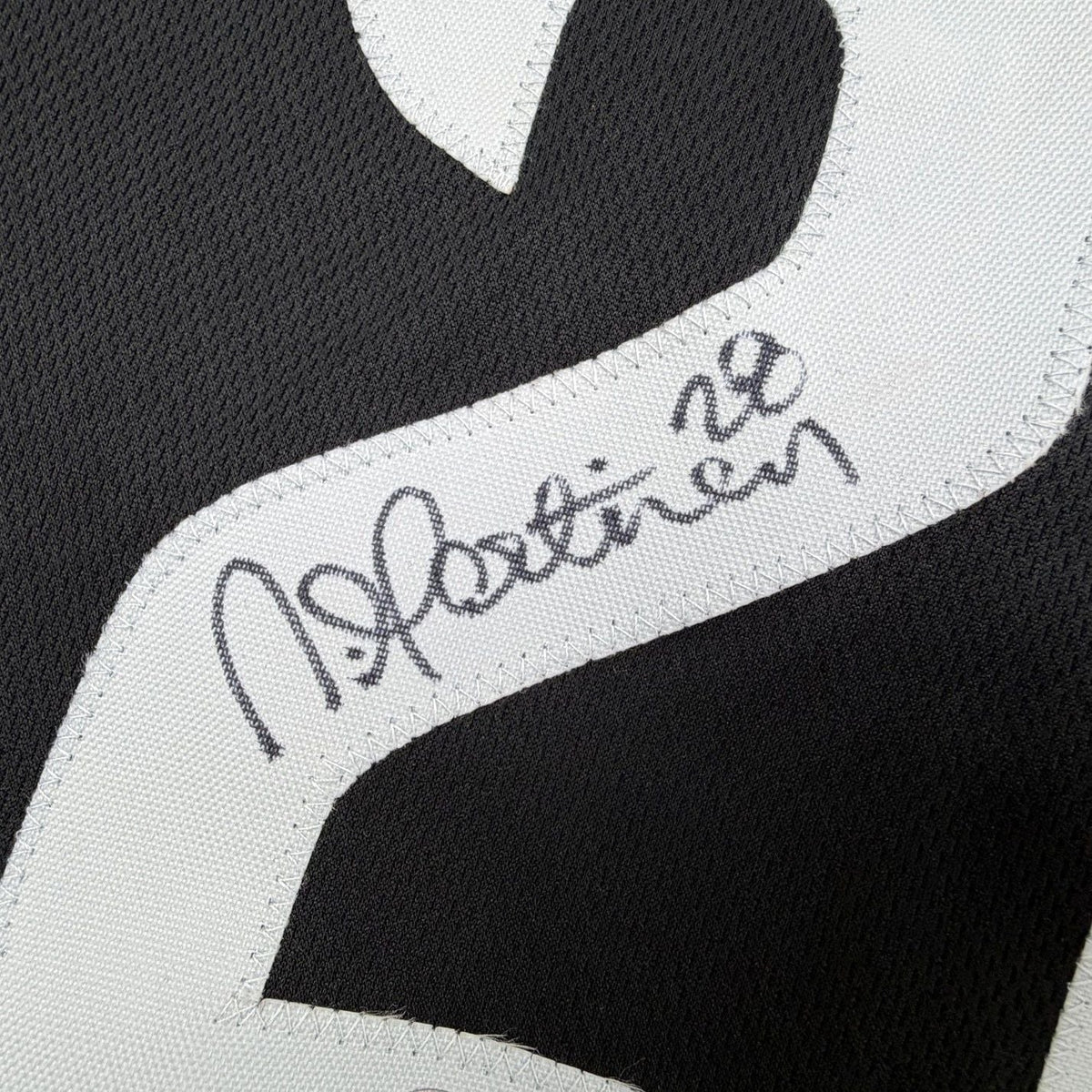Framed Autographed/Signed Nick Martinez 35x39 Tampa Bay Black Baseball Jersey Beckett BAS COA