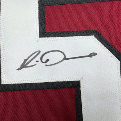 Framed Autographed/Signed Rico Dowdle 35x39 South Carolina Maroon College Football Jersey JSA COA