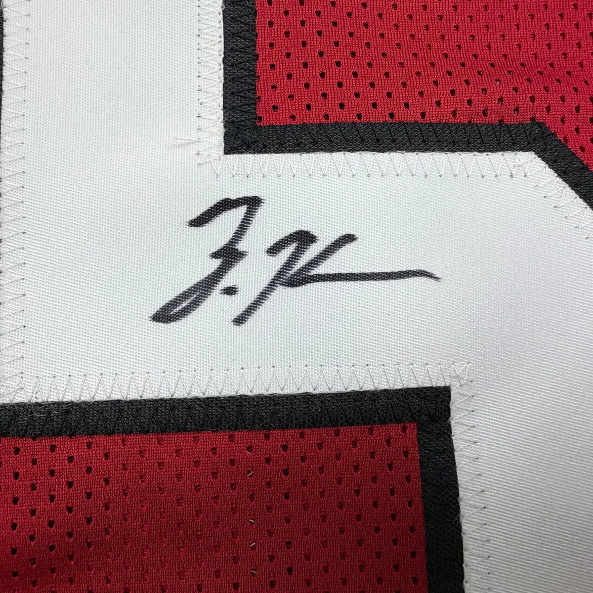 Framed Autographed/Signed Zonovan Bam Knight 35x39 Arizona Red Football Jersey JSA COA