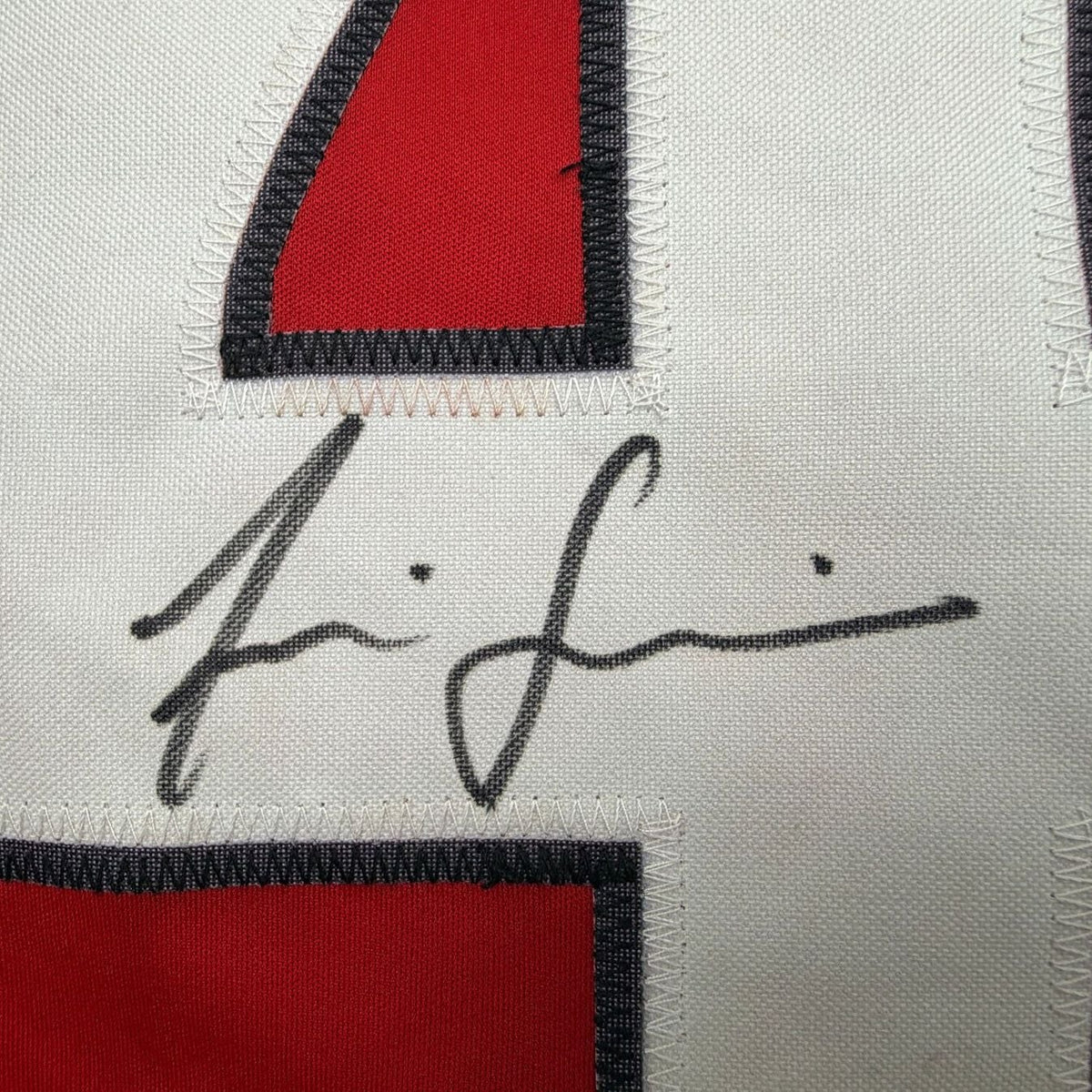 Framed Autographed/Signed Isaiah Simmons 35x39 Arizona Red Football Jersey Beckett BAS COA