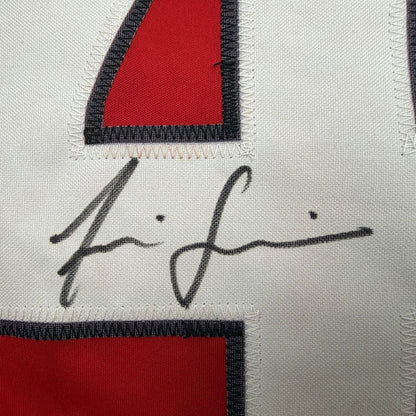Framed Autographed/Signed Isaiah Simmons 35x39 Arizona Red Football Jersey Beckett BAS COA