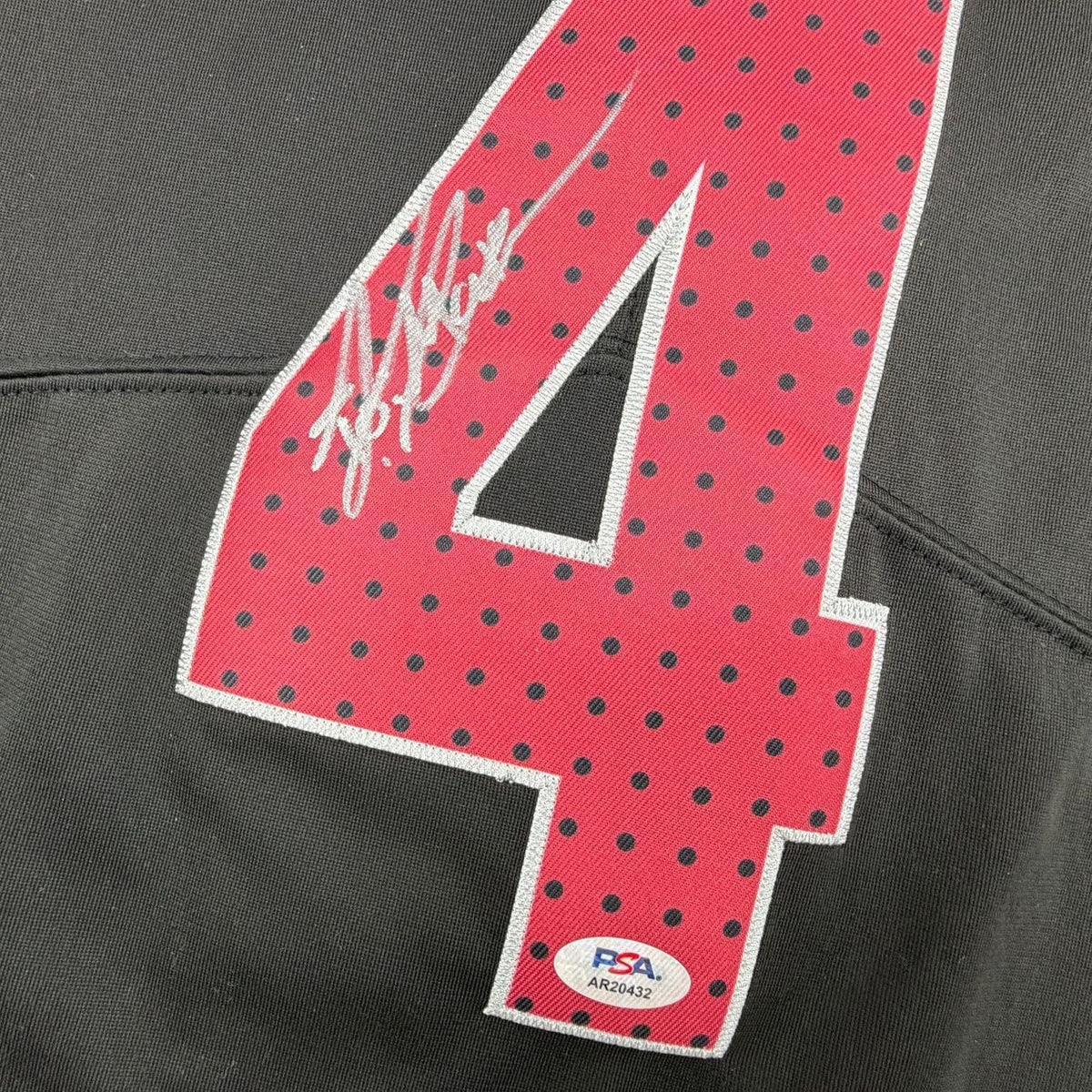 Framed Autographed/Signed Jeremiyah Love 35x39 Arizona Black Football Jersey PSA/DNA COA
