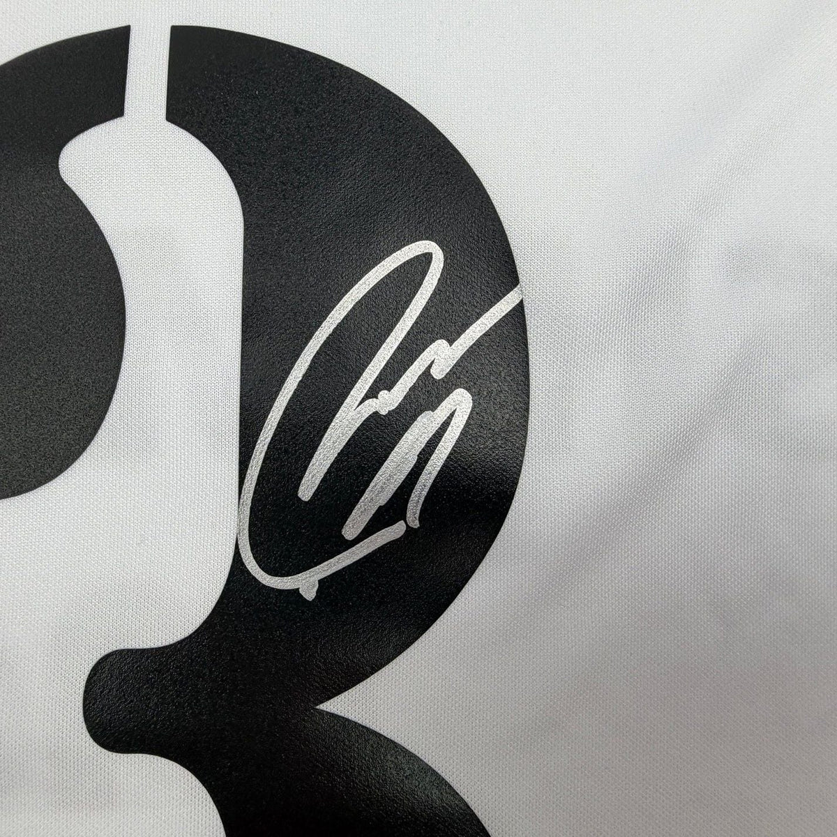 Framed Autographed/Signed Roberto Carlos 35x39 Real Madrid White/Black Soccer Jersey Beckett BAS COA