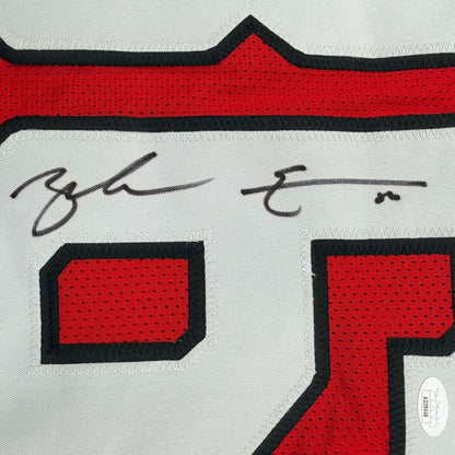 Framed Autographed/Signed Zach Ertz 35x39 Arizona Red Football Jersey JSA COA
