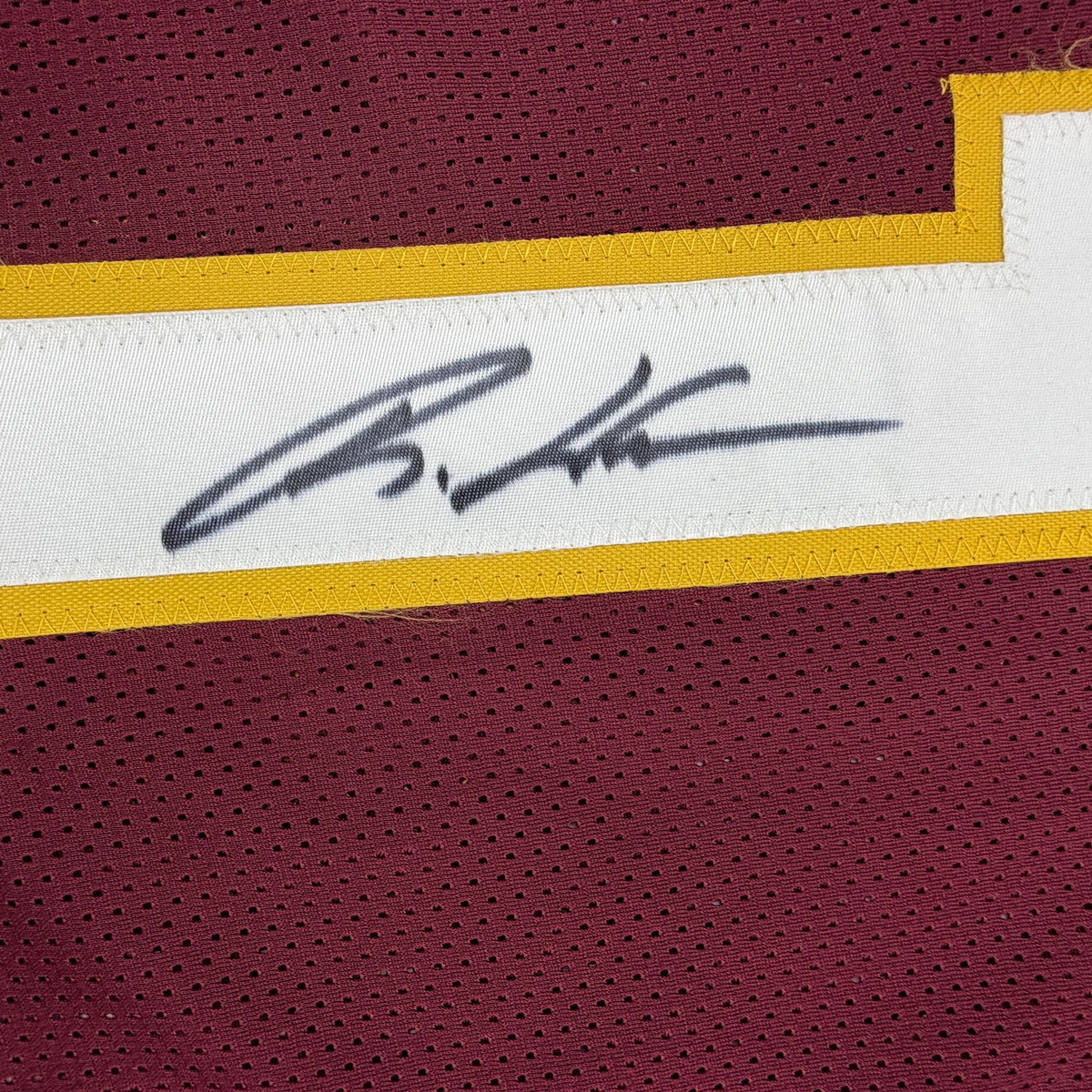 Autographed/Signed Rachaad White Washington Maroon Football Jersey Beckett BAS COA