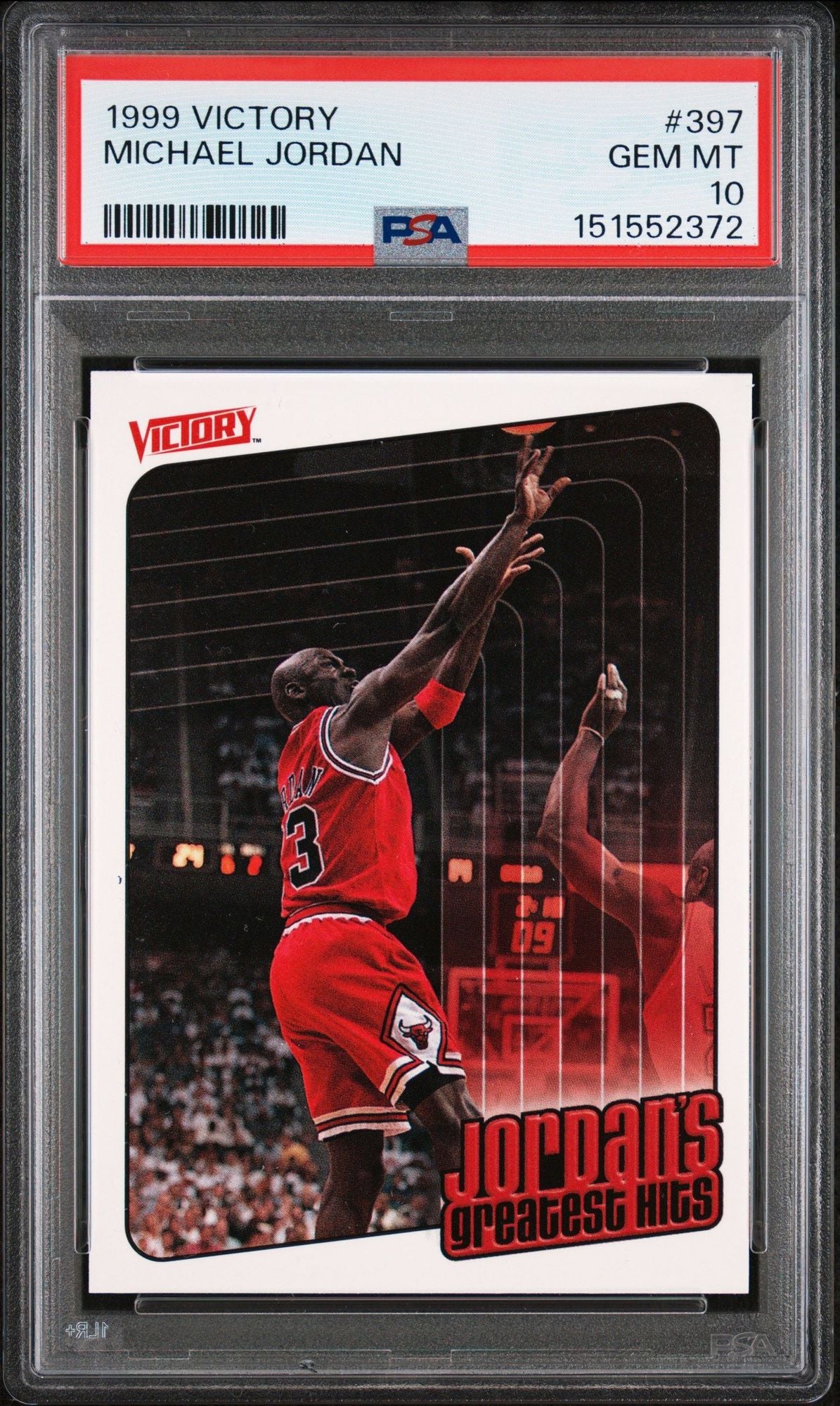 Graded 1999 Victory Michael Jordan #397 Basketball Card PSA 10 Gem Mint