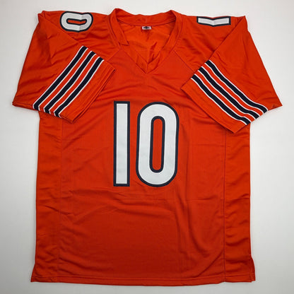 Autographed/Signed Luther Burden Chicago Orange Football Jersey Beckett BAS COA