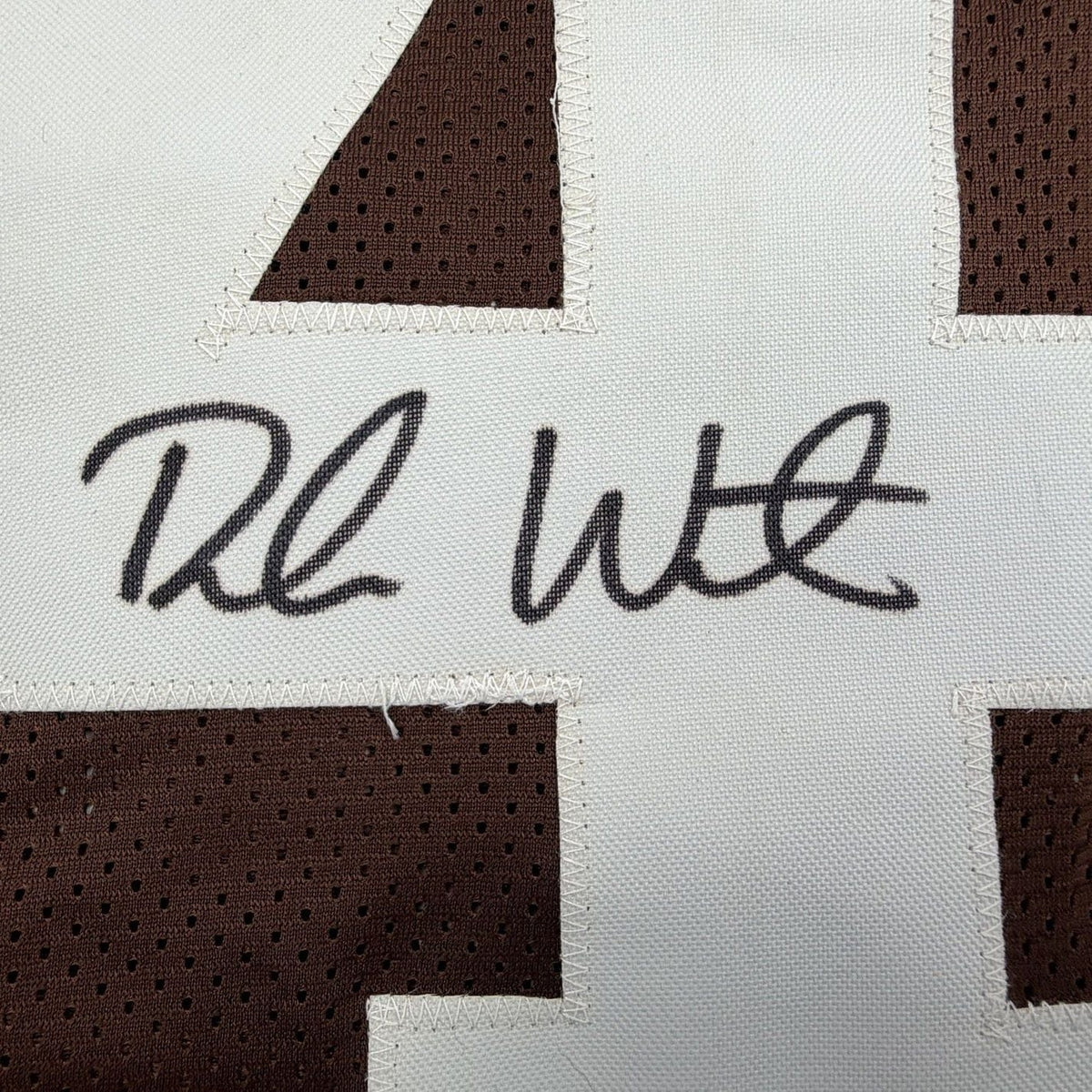 Framed Autographed/Signed Deshaun Watson 35x39 Cleveland Brown Football Jersey Beckett BAS COA