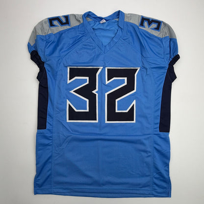 Autographed/Signed Tyjae Spears Tennessee Light Blue Football Jersey JSA COA