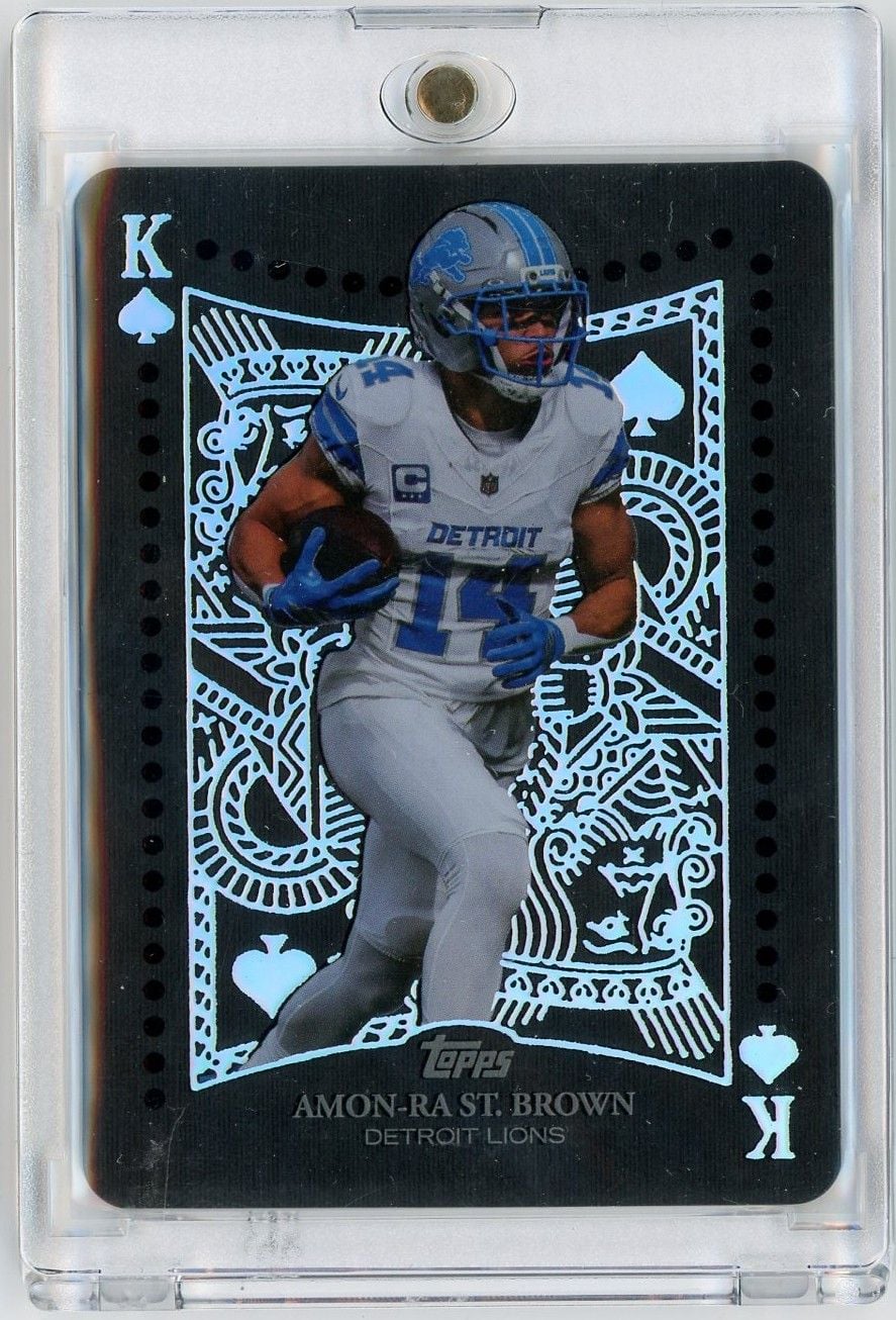2026 Topps Amon Ra St Brown #AK7 All Kings Case Hit SSP Football Card
