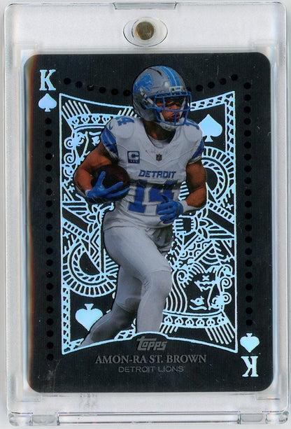 2026 Topps Amon Ra St Brown #AK7 All Kings Case Hit SSP Football Card
