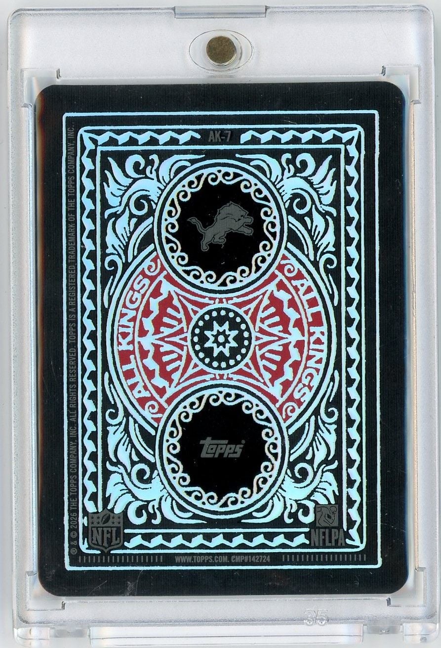 2026 Topps Amon Ra St Brown #AK7 All Kings Case Hit SSP Football Card