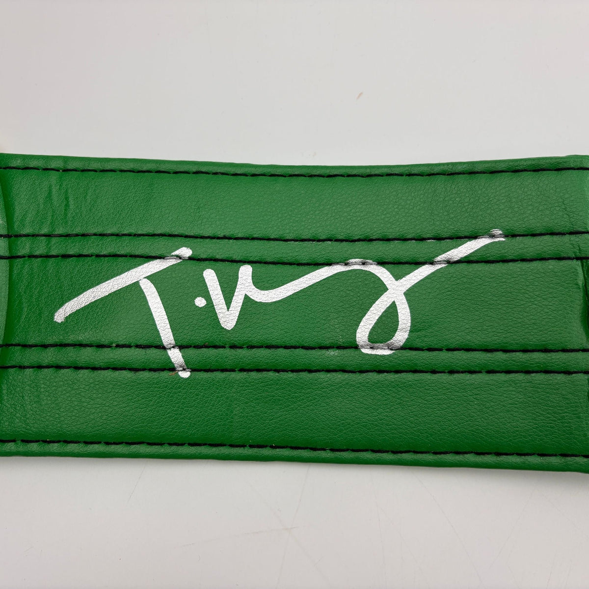 Autographed/Signed Tyson Fury WBC Green Boxing Replica Championship Belt JSA COA