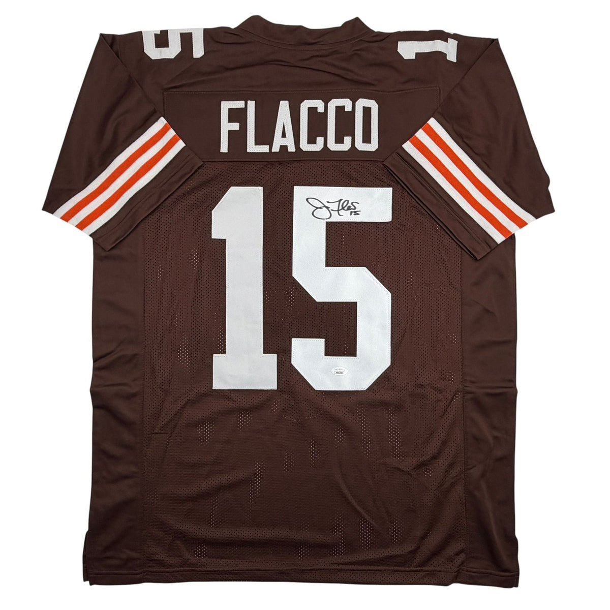 Autographed/Signed Joe Flacco Cleveland Brown Football Jersey JSA COA