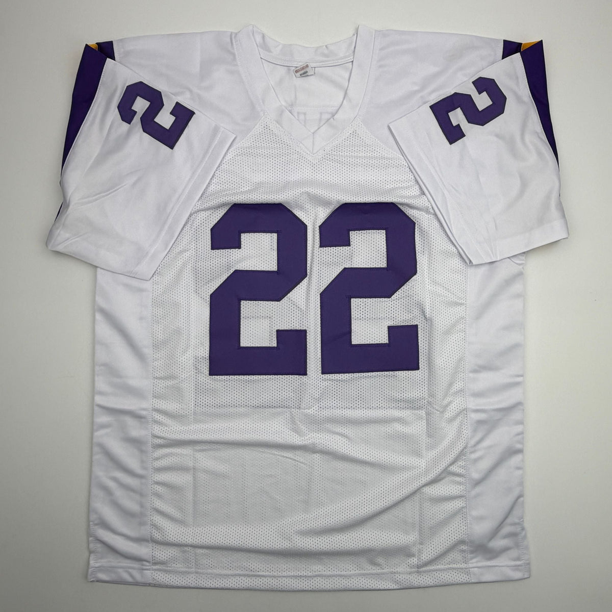 Autographed/Signed Paul Krause Minnesota White Football Jersey Beckett BAS COA
