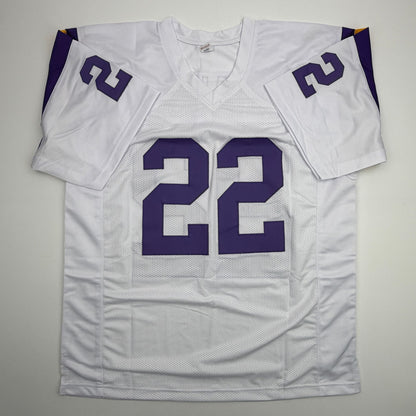 Autographed/Signed Paul Krause Minnesota White Football Jersey Beckett BAS COA