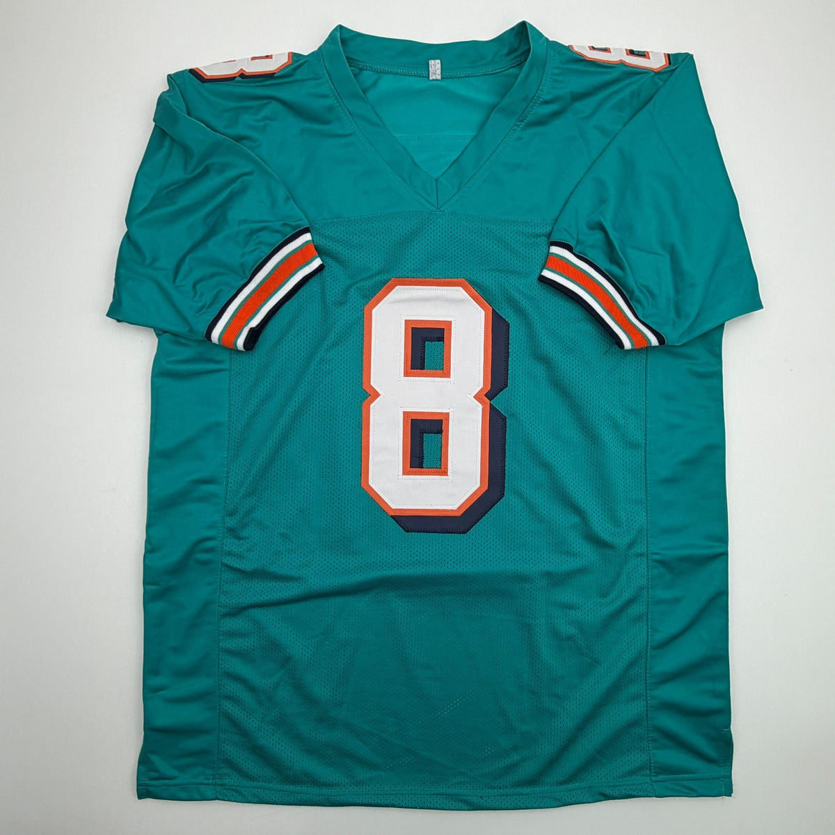 Autographed/Signed Daunte Culpepper Miami Teal Football Jersey JSA COA